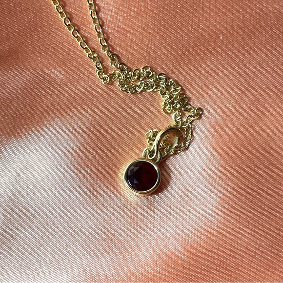 Victoria Emerson Birthstone Necklace July - Picture 3 of 12